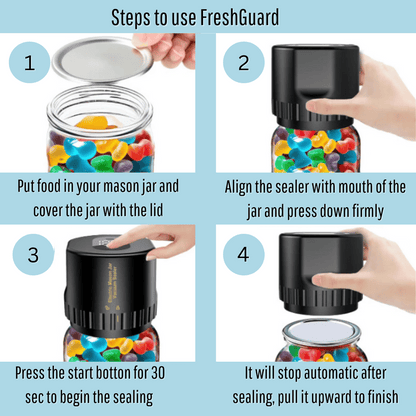 FreshGuard - Vacuum Jar Sealer